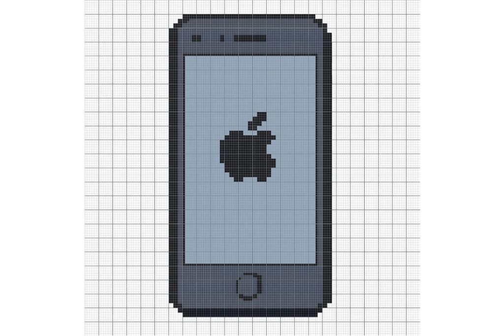 pixel art difficile iphone 8