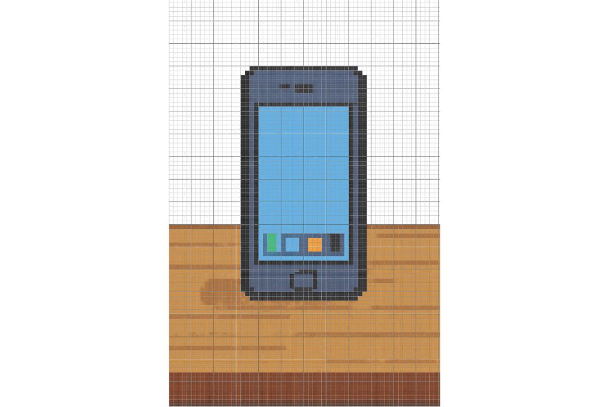 pixel art difficile iphone se
