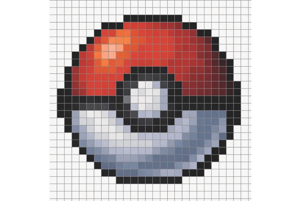 pixel art difficile pokemon