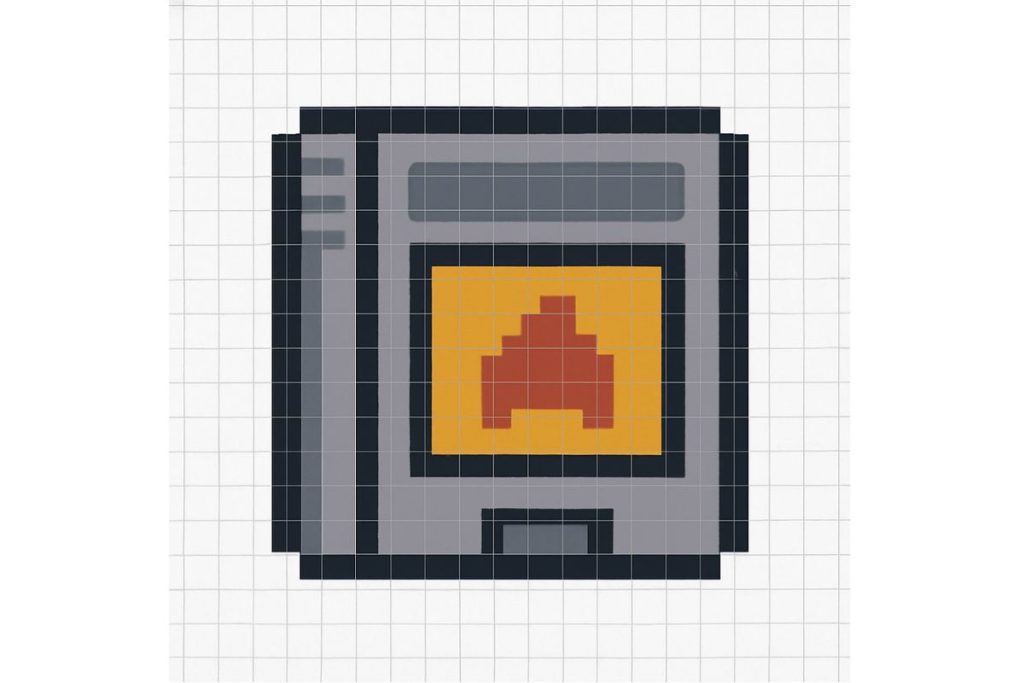 pixel art facile cartouche de jeu retro