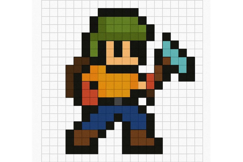 pixel art facile fortnite