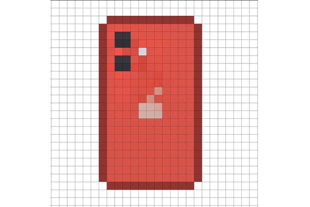 pixel art facile iphone 13