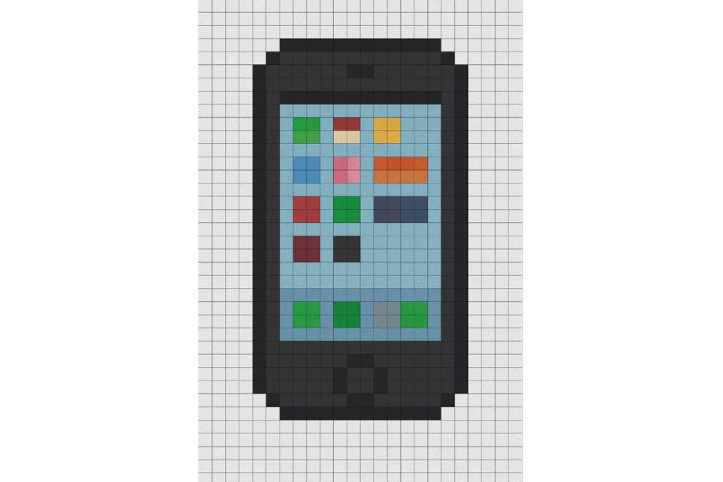 pixel art facile iphone 6