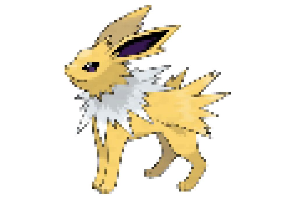pixel art pokemon  voltali