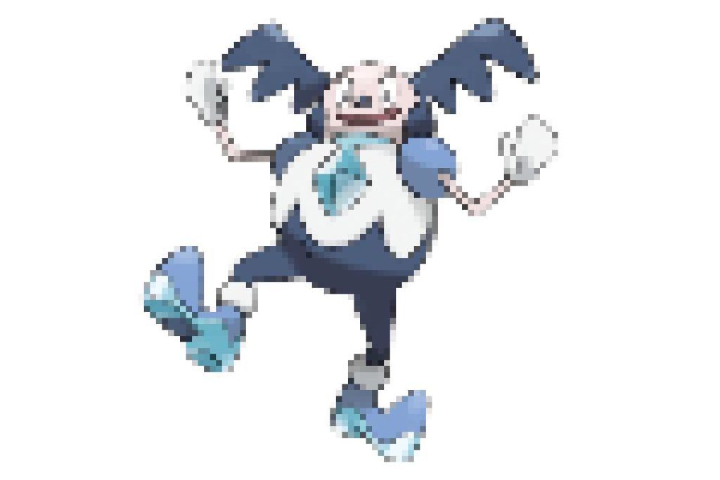 pixel art pokemon m.mime de galar