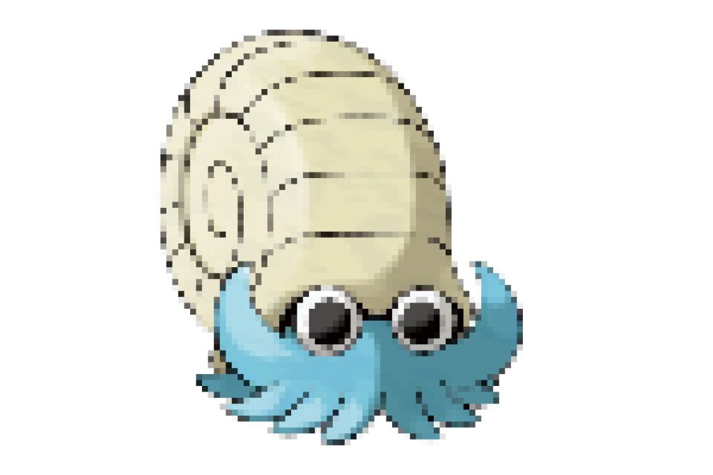 pixel art pokemon amonita