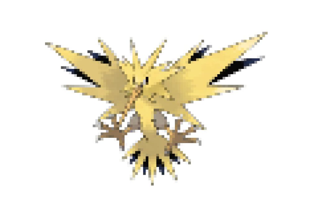 pixel art pokemon électhor