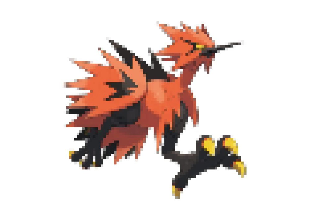 pixel art pokemon électhor de galar