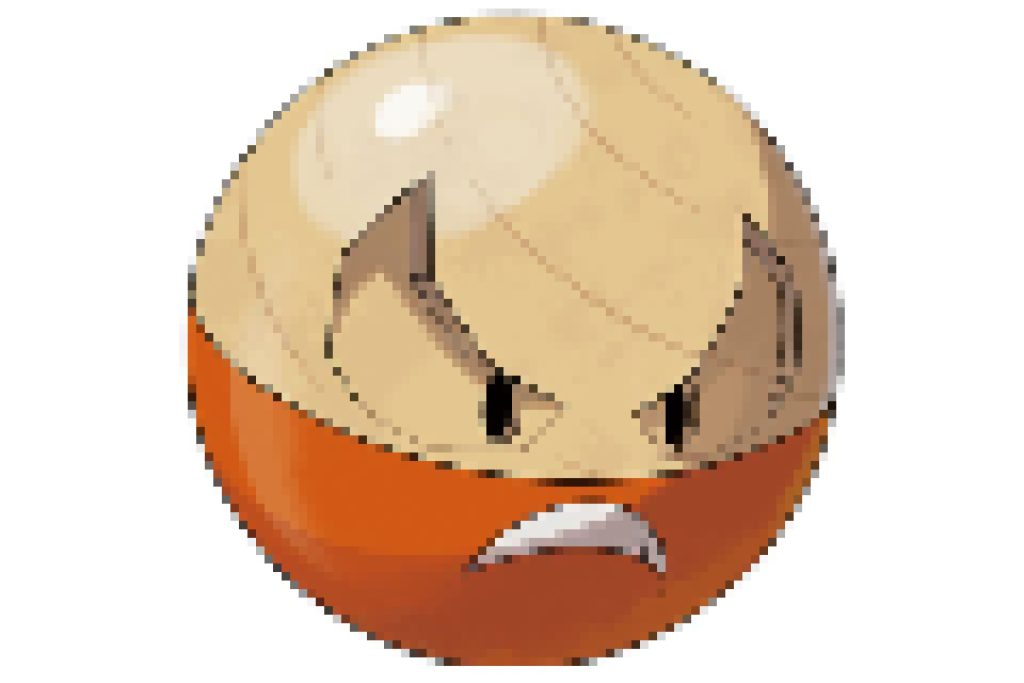 pixel art pokemon électrode hisui