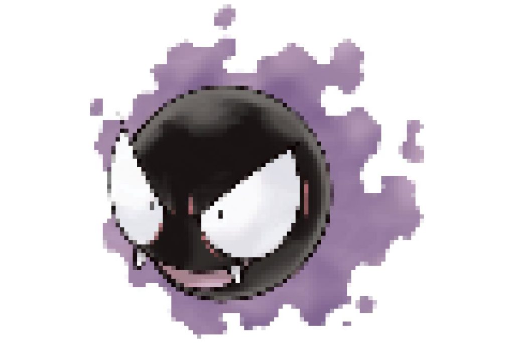 pixel art pokemon fantominus