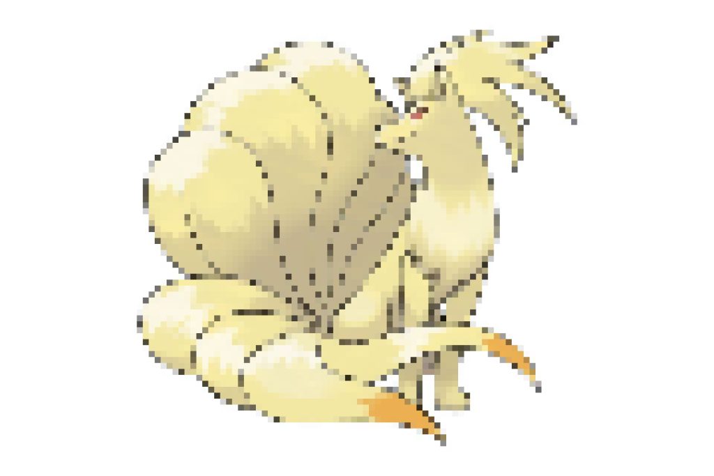 pixel art pokemon feunard