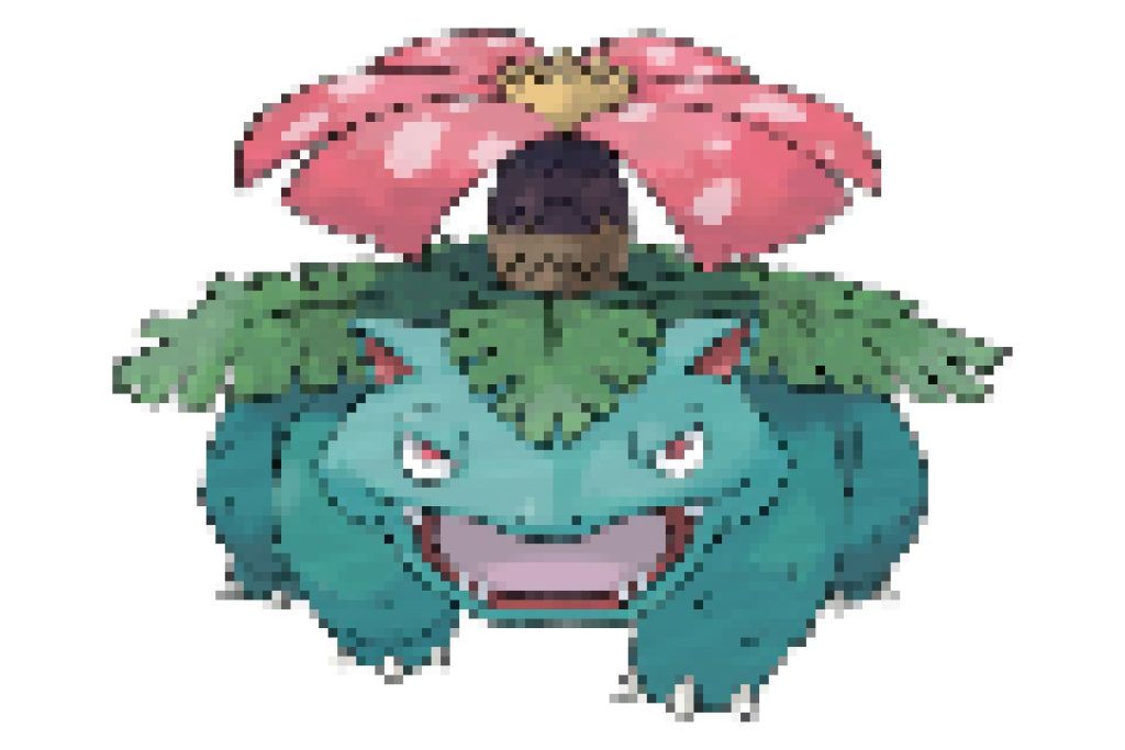 pixel art pokemon florizarre