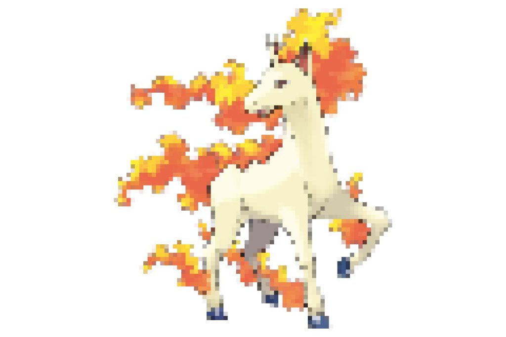 pixel art pokemon galopa