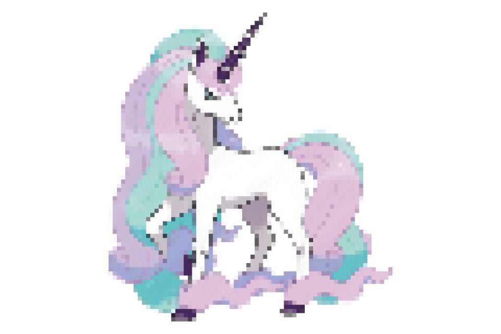 pixel art pokemon galopa galar