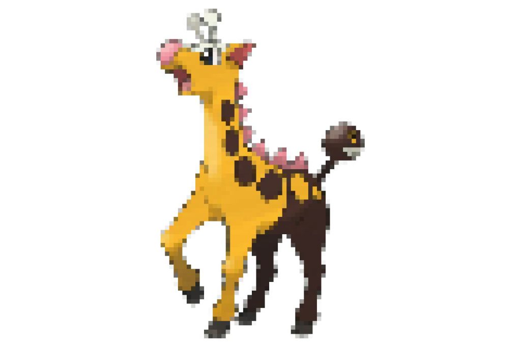pixel art pokemon girafarig
