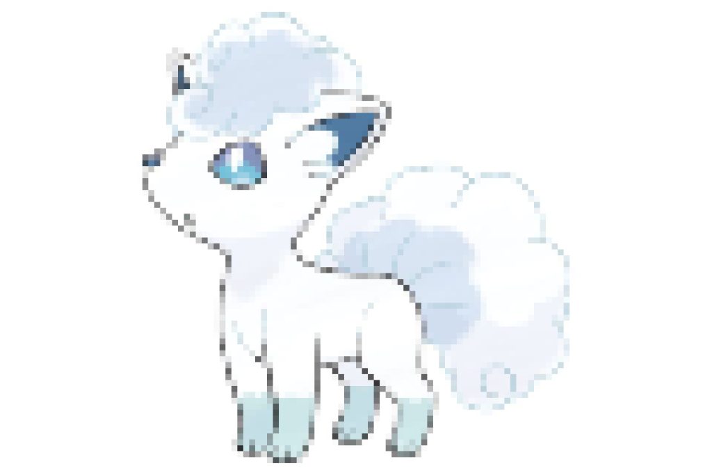 pixel art pokemon goupix alola