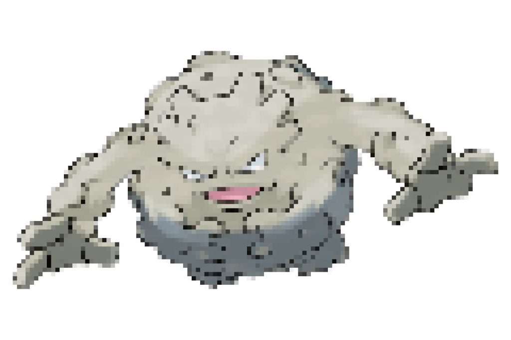 pixel art pokemon gravalanch