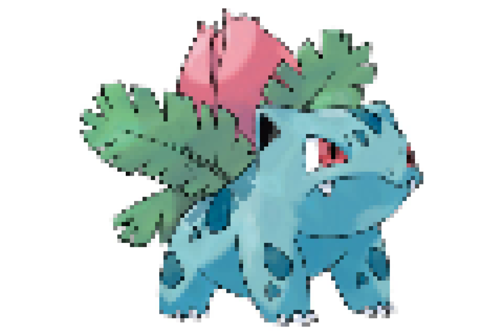 pixel art pokemon herbizarre