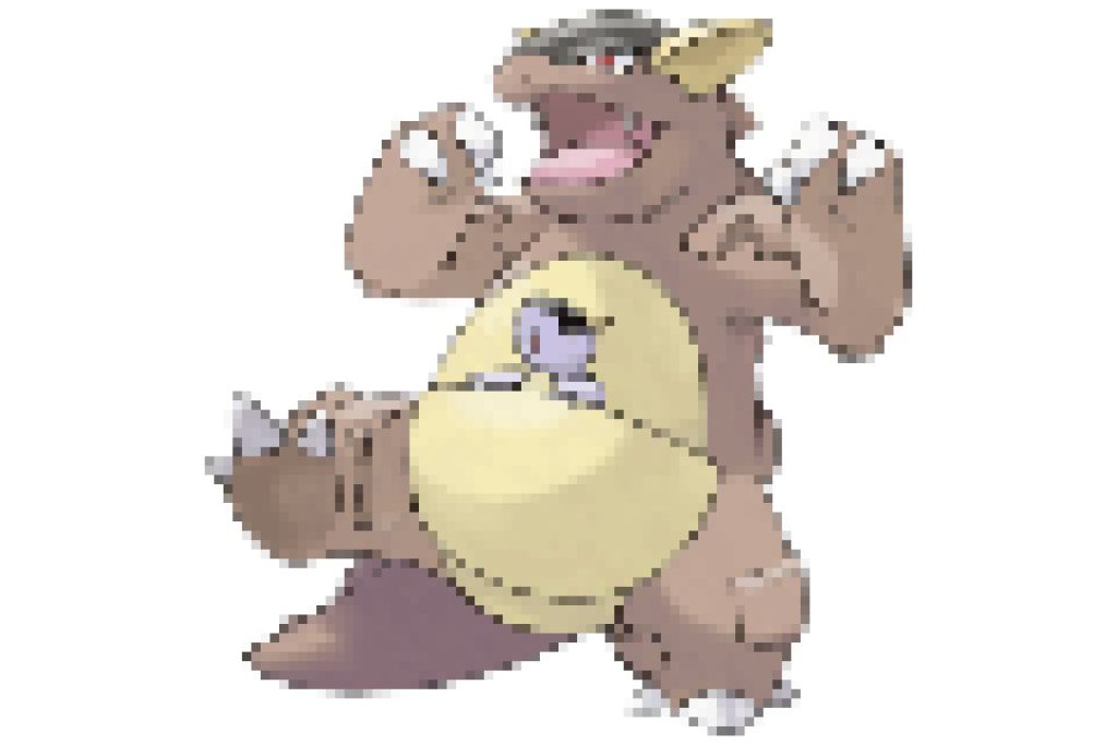 pixel art pokemon kangourex