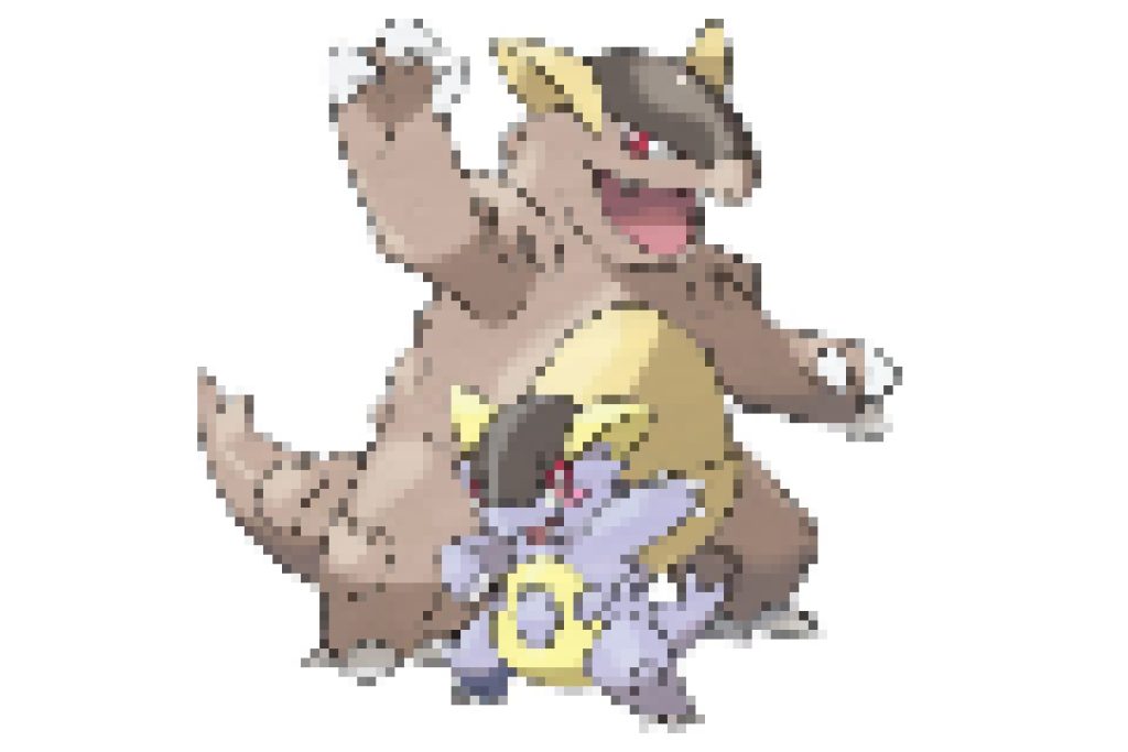 pixel art pokemon mega kangourex