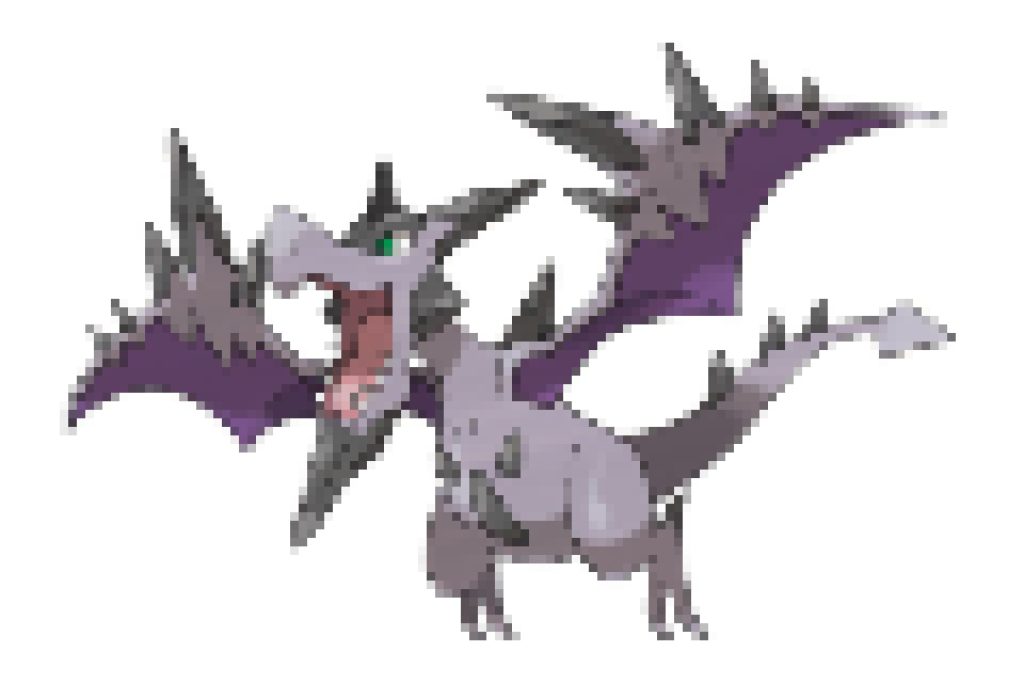 pixel art pokemon méga ptéra