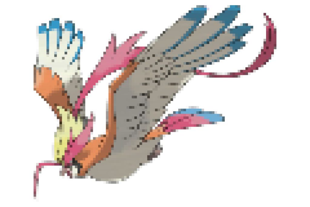 pixel art pokemon mega roucarnage