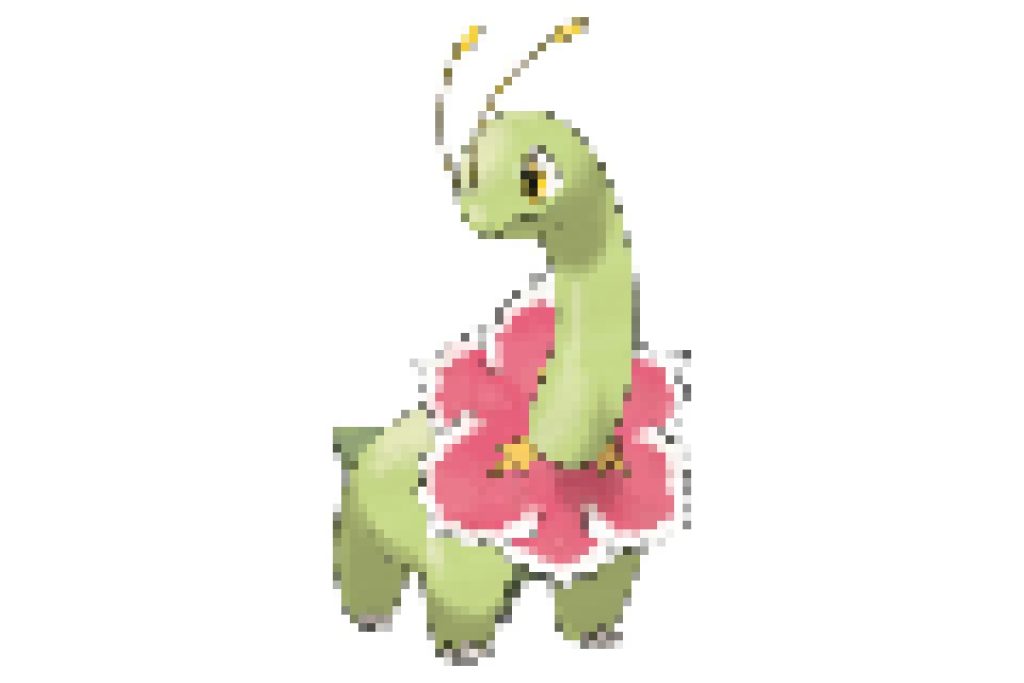 pixel art pokemon méganium