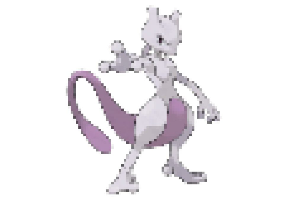 pixel art pokemon mewtwo