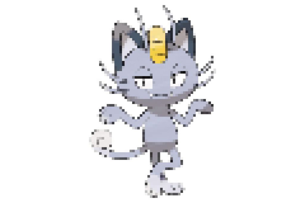 pixel art pokemon miaouss alola