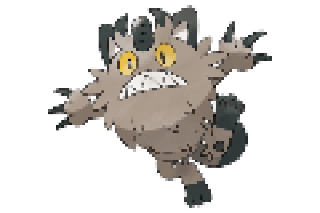 pixel art pokemon miaouss galar