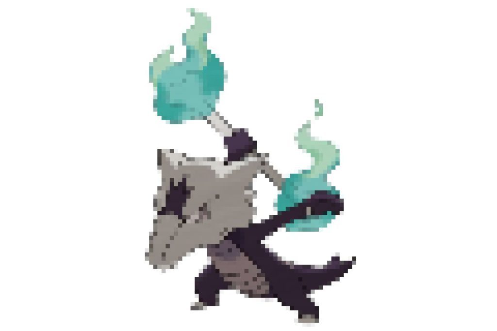 pixel art pokemon ossatueur alola
