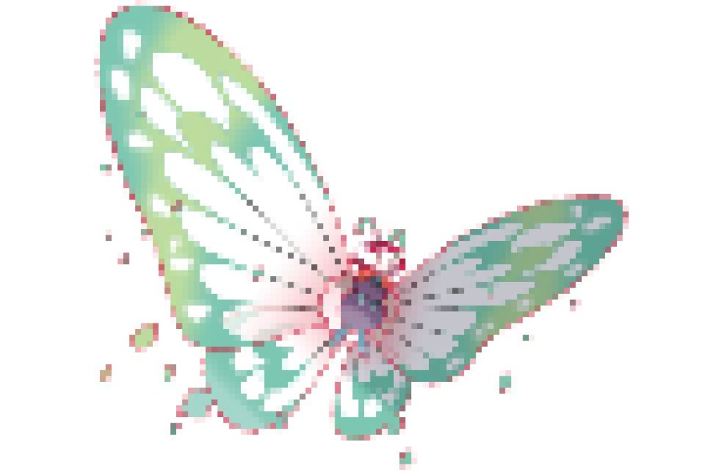 pixel art pokemon papilusion gigamax