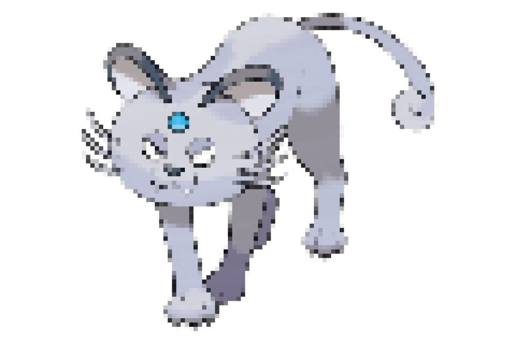 pixel art pokemon persian alola