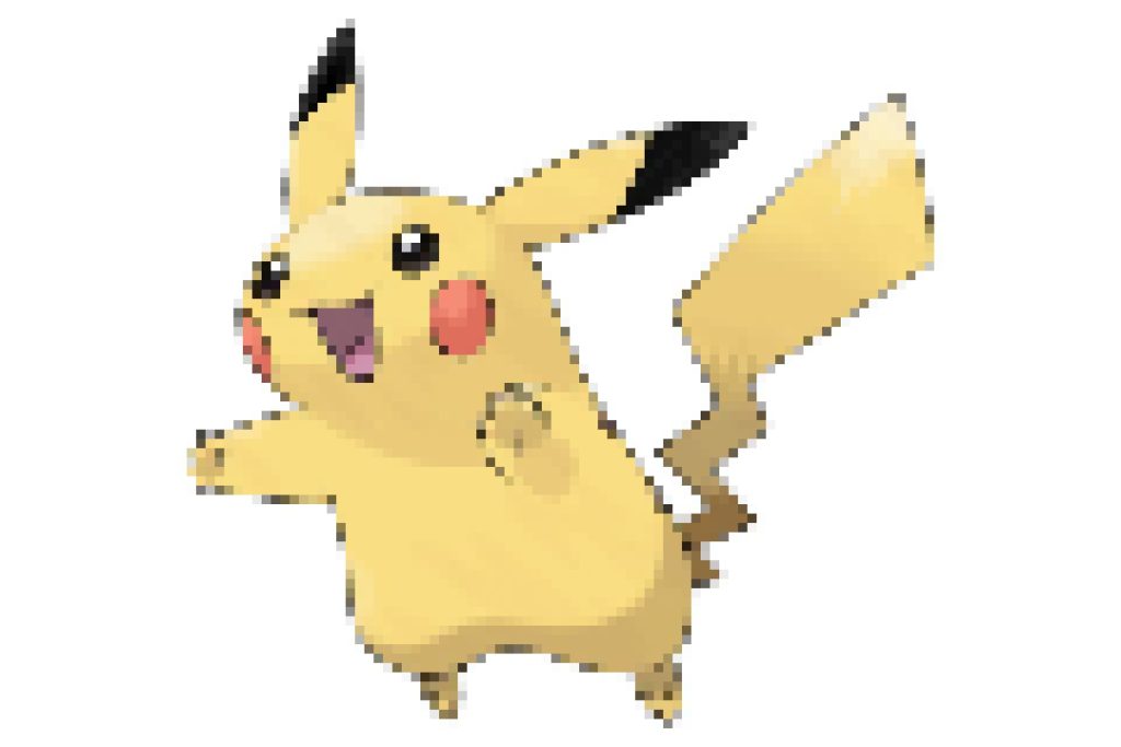 pixel art pokemon pikachu