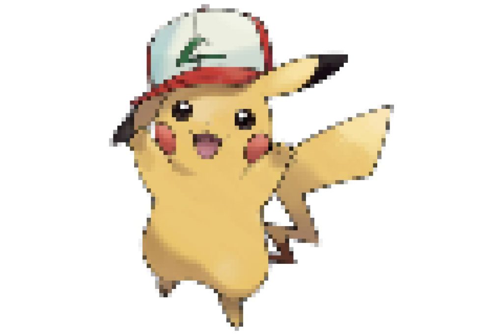 pixel art pokemon pikachu casquette originale