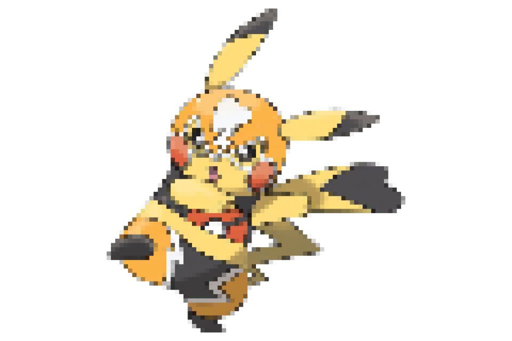 pixel art pokemon pikachu catcheur