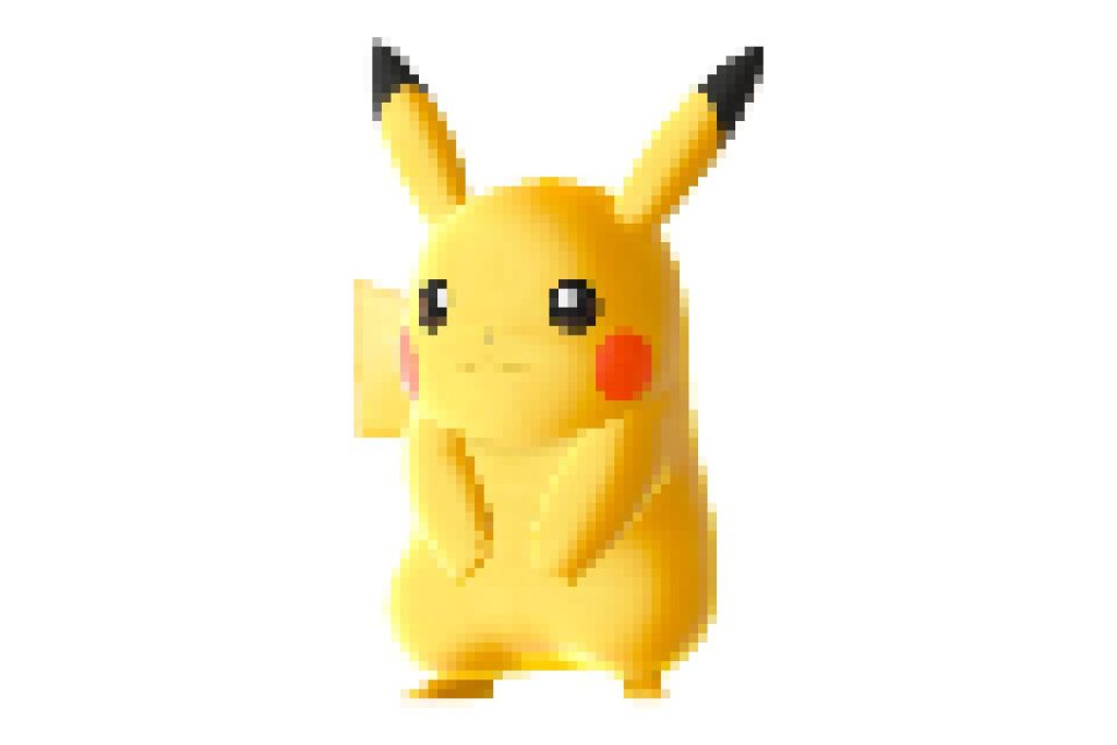 pixel art pokemon pikachu partenaire