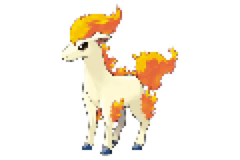 pixel art pokemon ponyta