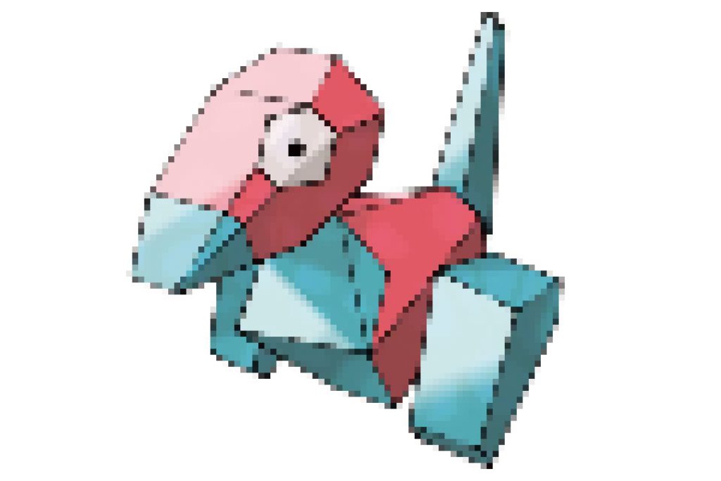pixel art pokemon porygon