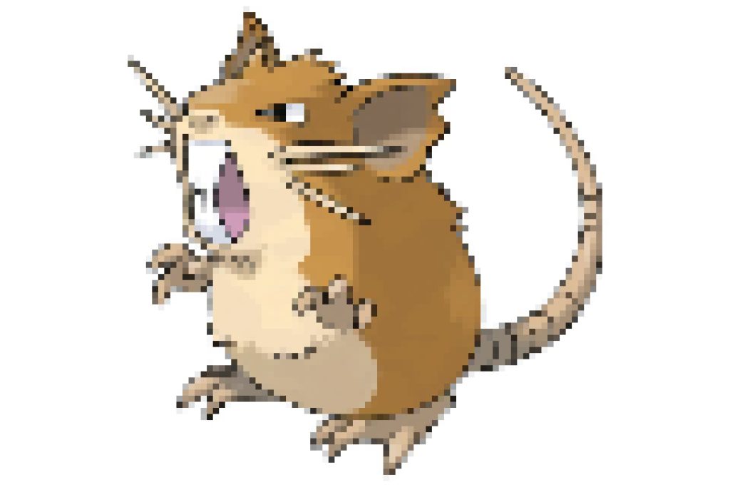 pixel art pokemon rattatac