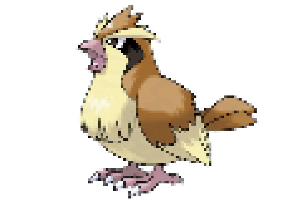 pixel art pokemon roucool