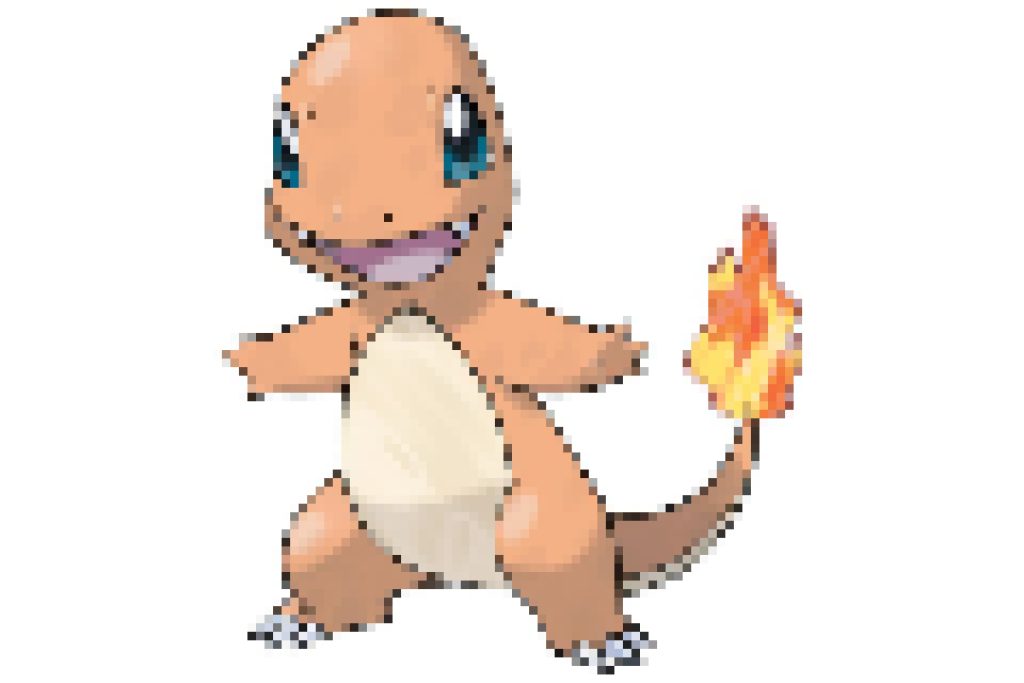 pixel art pokemon salameche
