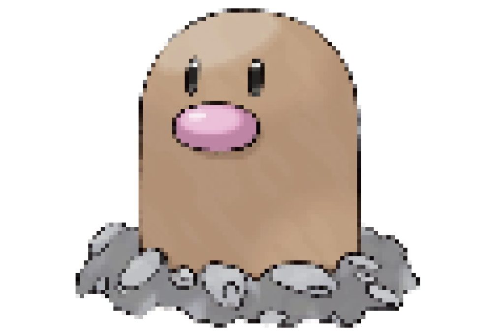 pixel art pokemon taupiqueur