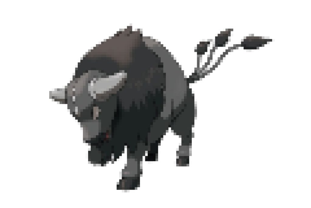 pixel art pokemon tauros de paldeo