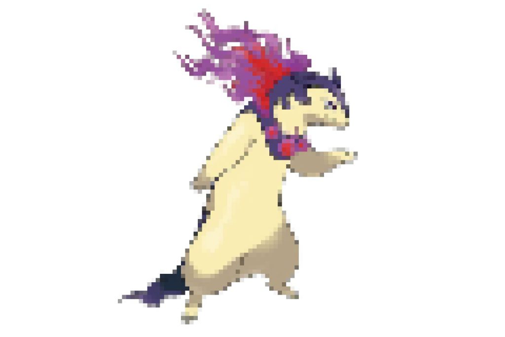 pixel art pokemon typhlosion de hisui