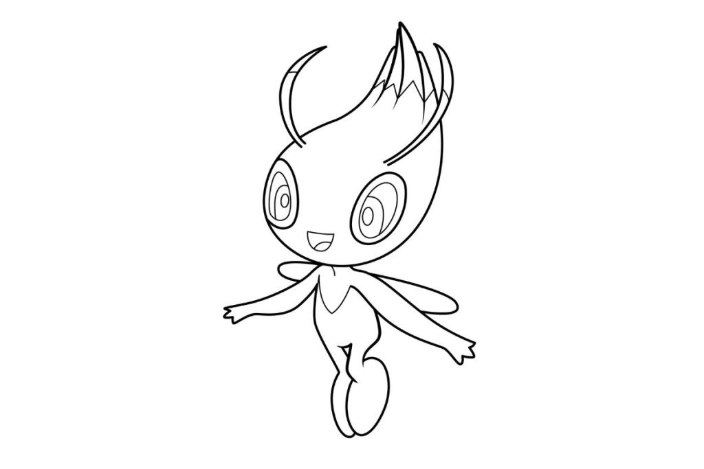 coloriage celebi