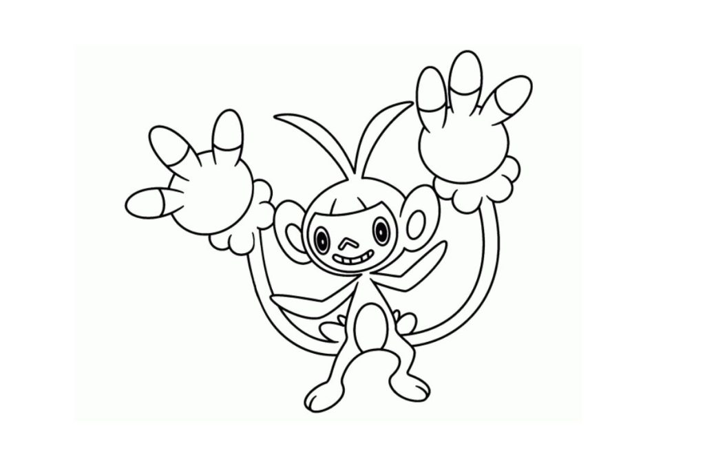 coloriage pokemon capidextre