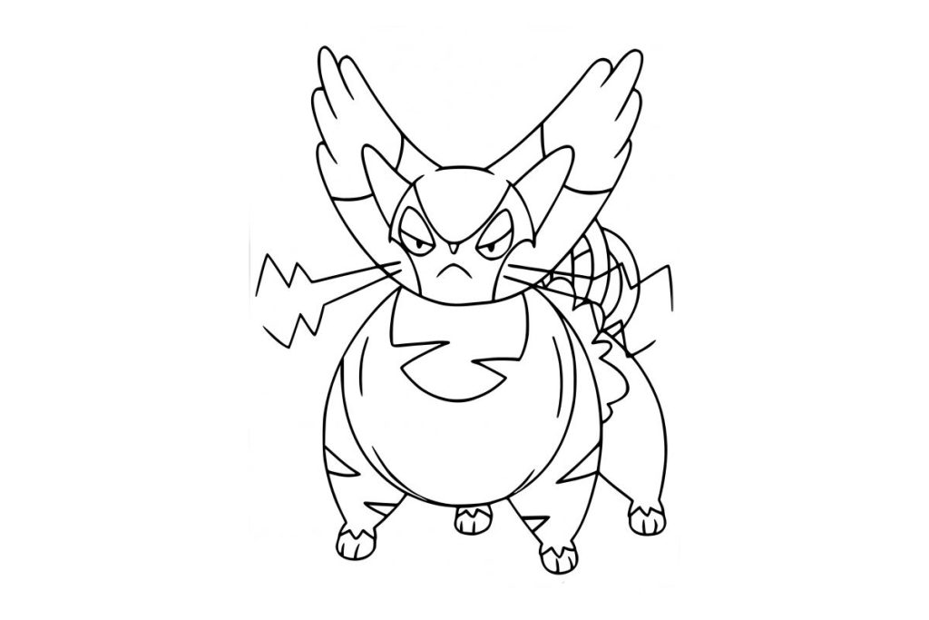 coloriage pokemon chaffreux