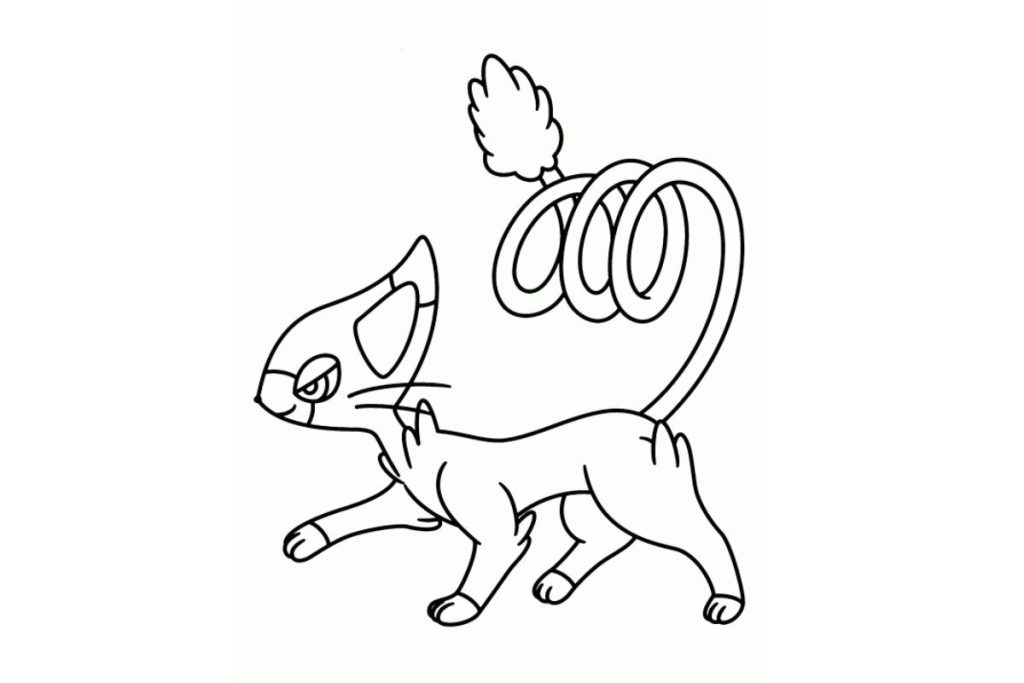 coloriage pokemon chaglam