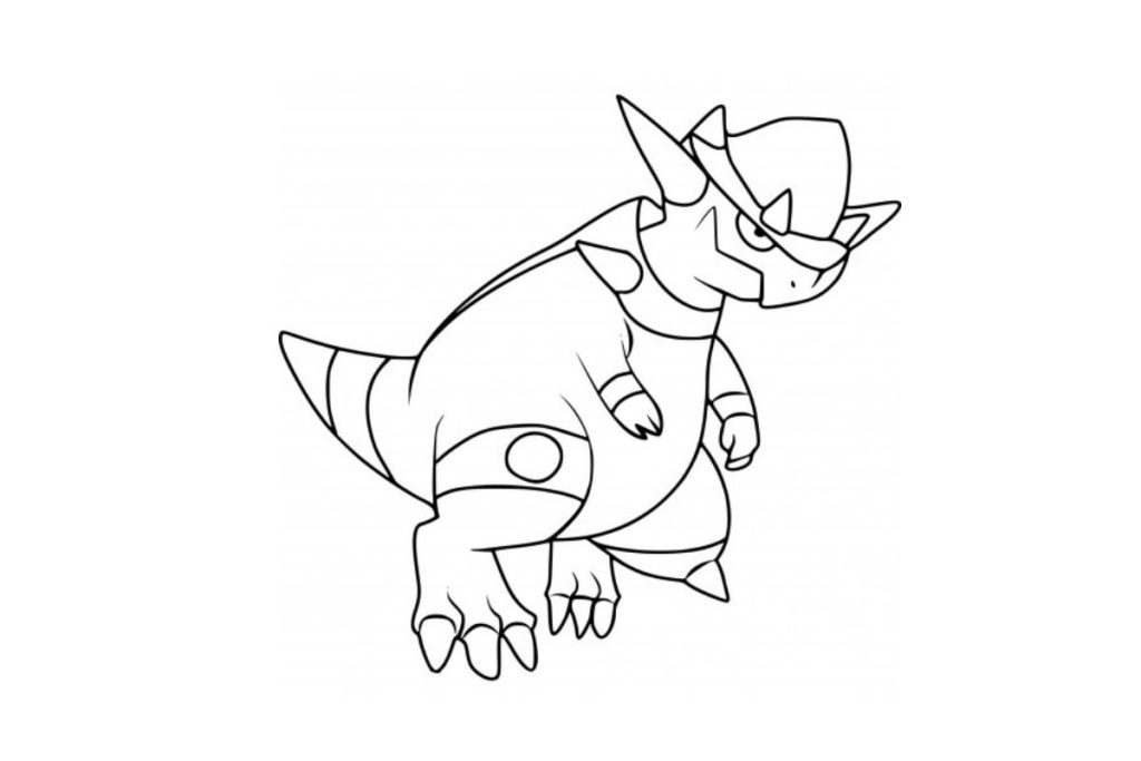 coloriage pokemon charkos